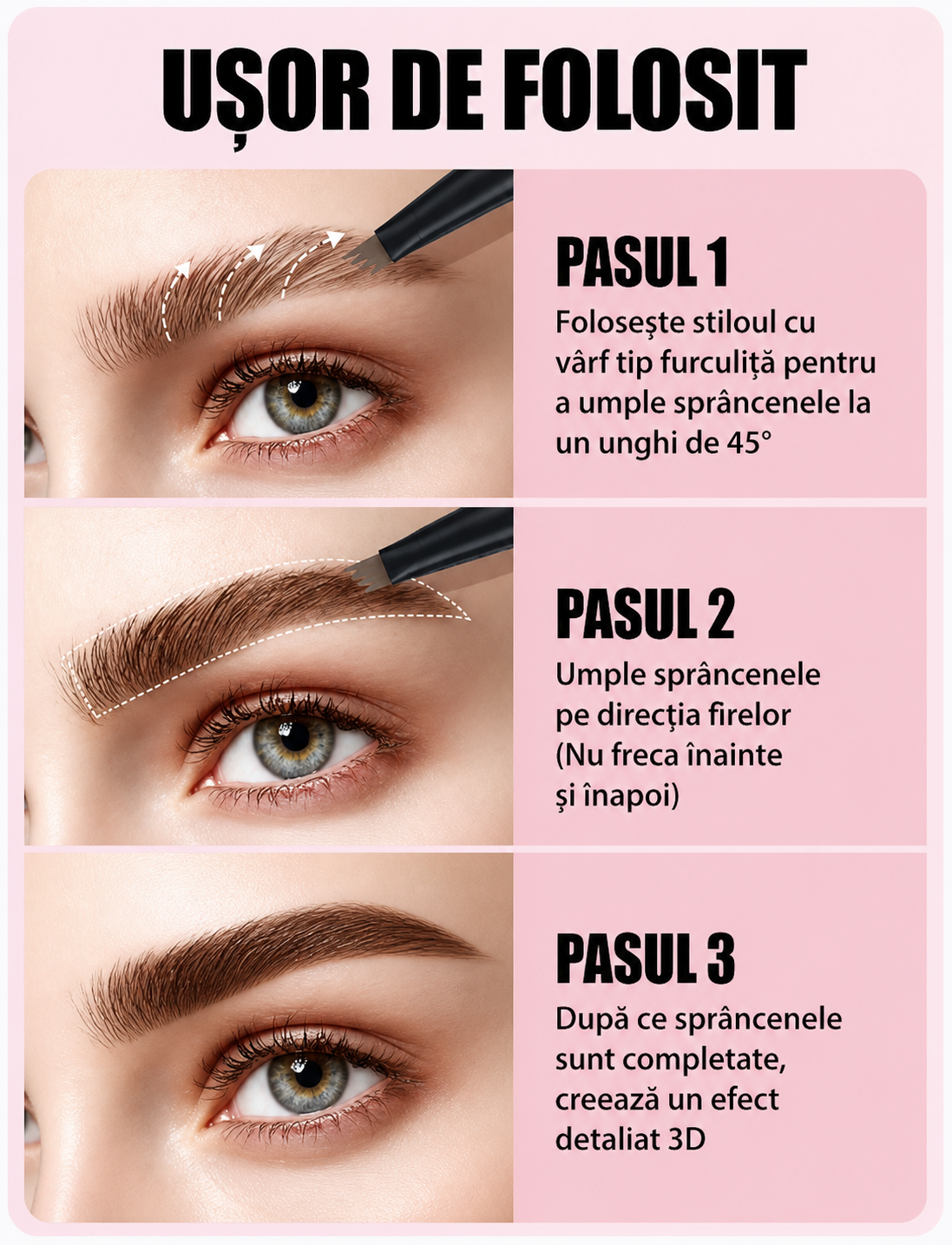 Creion Magic pentru Sprâncene Perfecte